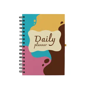 CAGIE A5 B5 Custom Spiral Notebook Personalized Lined Page Hardcover Journal 2026 Planner Sublimation Blank Journal PP Cover