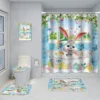 BK015-1 Blue Easter Rabbit