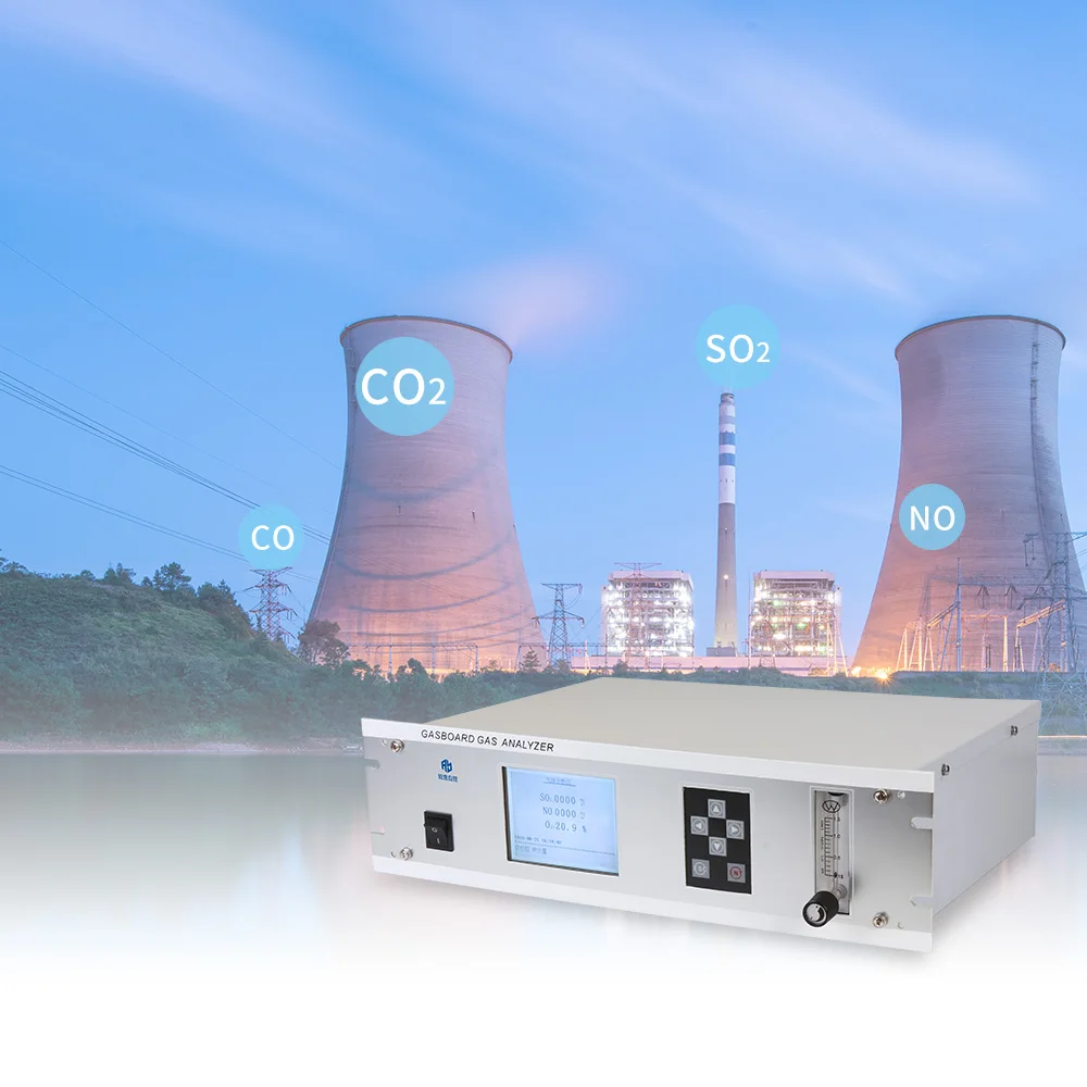Chinese Manufacturer Industrial Online Flue Infrared Gas Monitor Gas Monitoring for SO2,NO,CO,CO2,O2