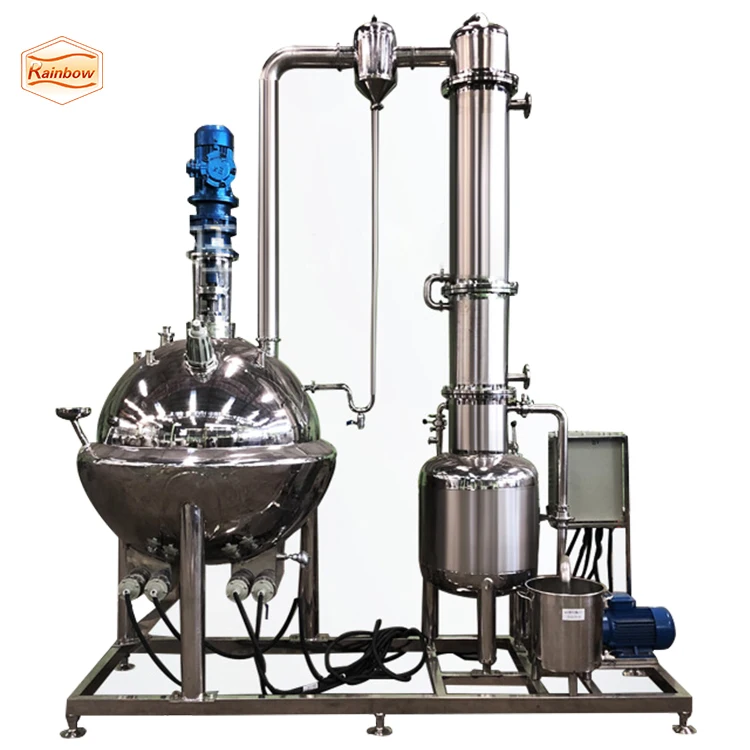 200L Laboratory Scale Distillation Equipment Vacuum Evaporation System ...