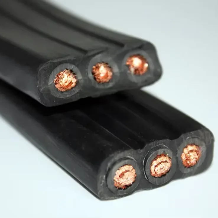 Traveling high flexible flat cable YFFB multi-core X2.54/6/10 square cranes aerial crane with flat cable