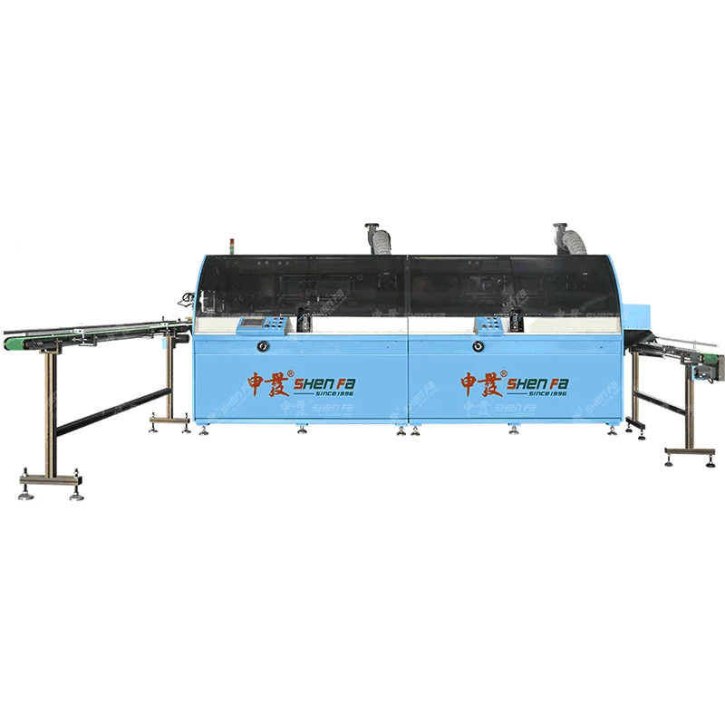 Multi Functional Liner Type Silk Screen Printing Machine for Container