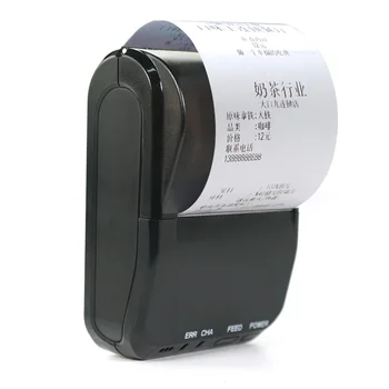 Font Thermal Printer Supplies 58mm Direct Thermal Electronic Receipt Printer Thermal Printing No Color Printing 1D/2D Barcode