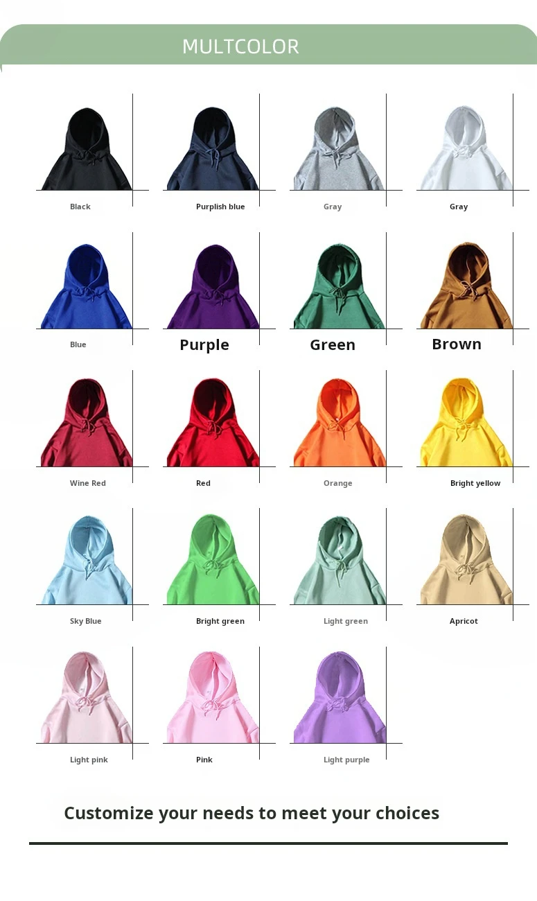 Custom Embroidered Screen Puff Printing Plain Sweatshirts Sublimated Blank Custom Logo men's hoodies