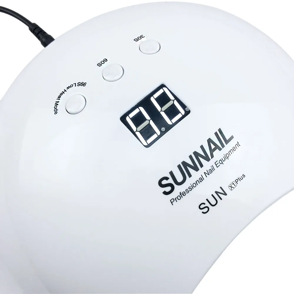 SUN X1 Plus 48W UV Light LED Nail Dryer UV LED Gel Nail Lamp Arched Shaped Lamps Nail Art Perfect Thumb Drying Solution