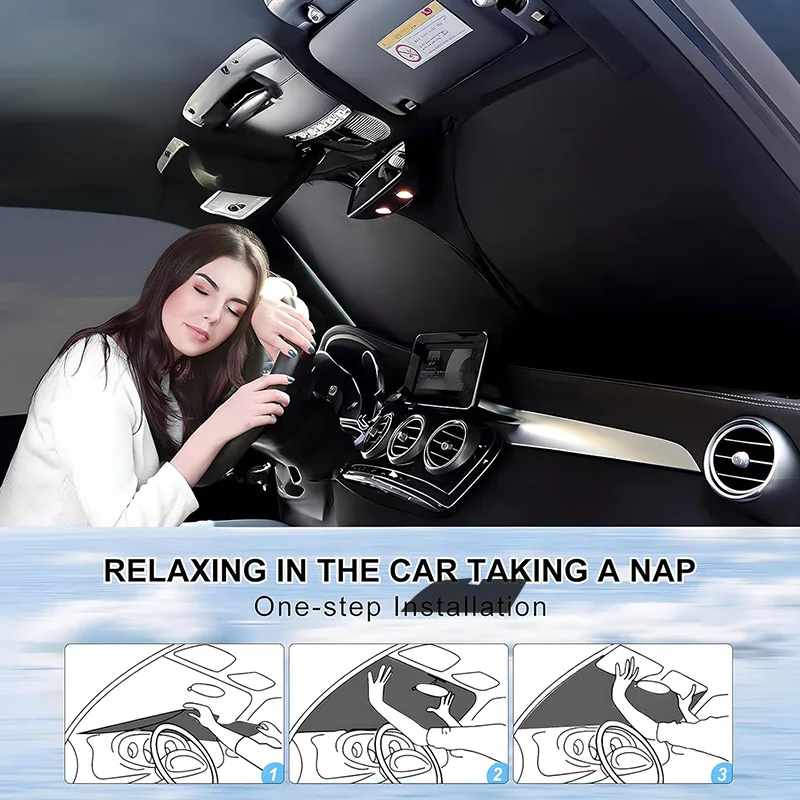 Car Anti-UV Window Sun Visor Kia Models Customized OEM Front Windshield Privacy Sun Visor