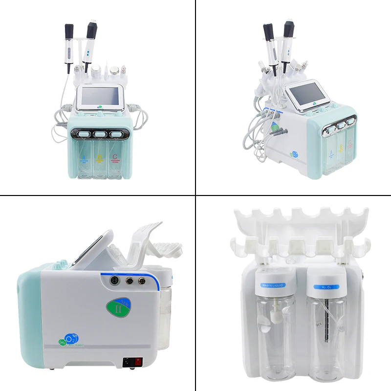 Newest 8 in 1 Multi-Function Aqua Facial Dermabrasion Peeling Machine Beauty Equipment with US & ZA Plugs