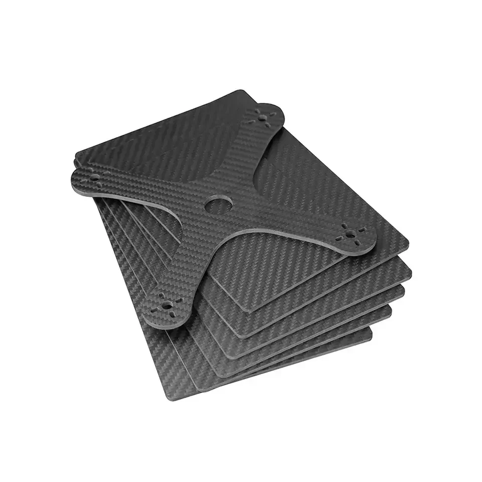 2023 Factory Wholesale Carbon Fiber Sheet Carbon Fiber Plate Frame RC Drone FPV Drone Frame Carbon Fiber Sheet supplier