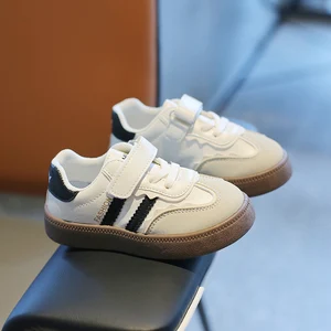 Dehun 2026 Collection Boys' and Girls' Casual Sports Board Sneakers for Children New Spring Autumn Design with Logo Pattern