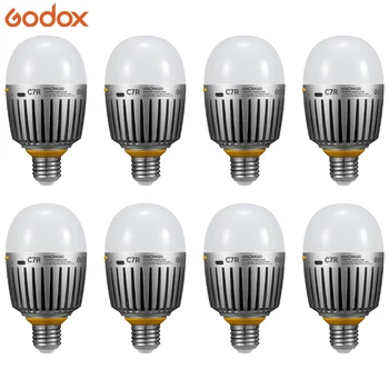 Godox C7R-K8B Kit 10W RGBWW Smart Bulb CCT Range 2000K-10000K App Compatible for Videography Wireless Control Built-in Battery detail image