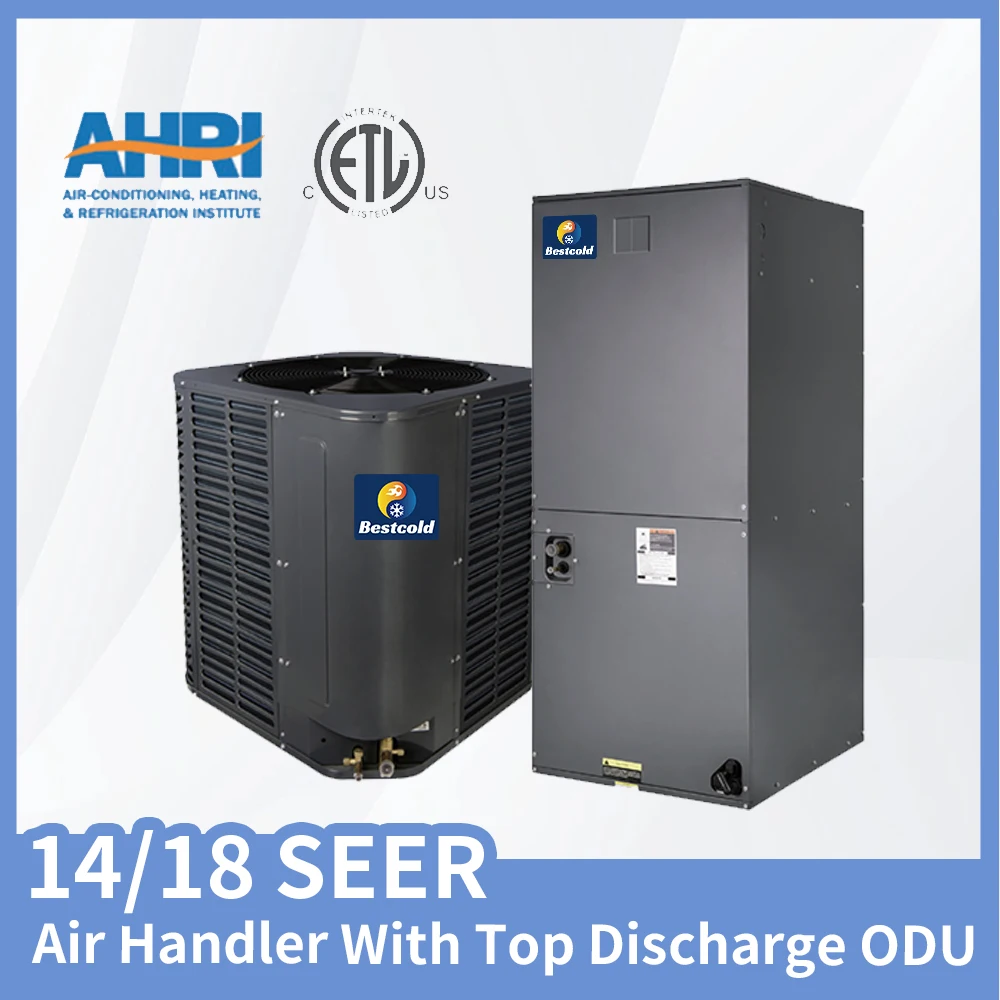 R410A 18 Seer 2 Ton 3 Ton 4 Ton 5 Ton Home HVAC Systems Duct Type Air Handler Light Commercial Air Conditioning