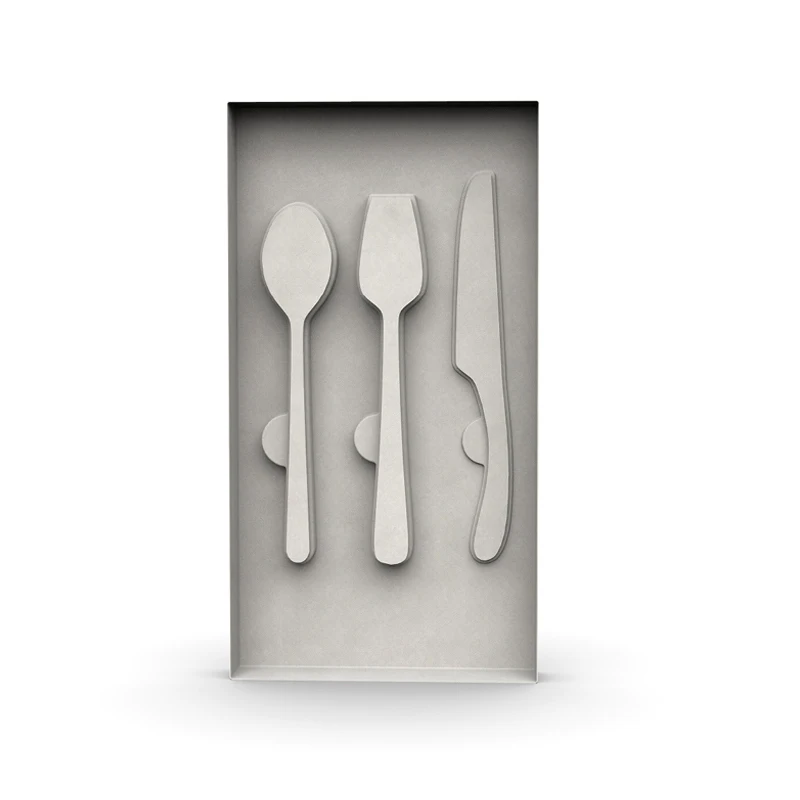 Spoons Forks and Knives Pulp Packaging Wholesale