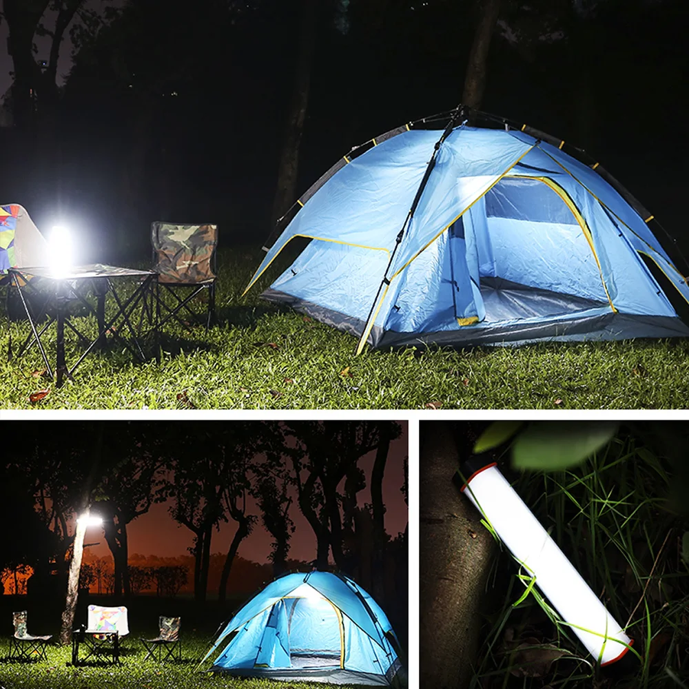 5 in 1 multi-function waterproof portable rechargeable magnetic camping Light flashlight emergency lamp with power bank supplier