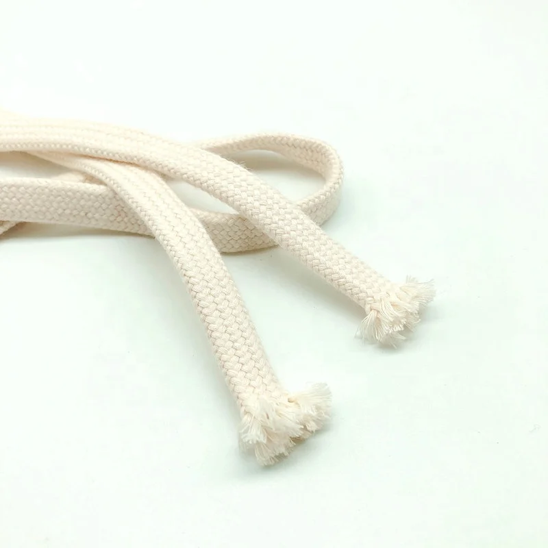 10mm wide Customized color flat Cotton