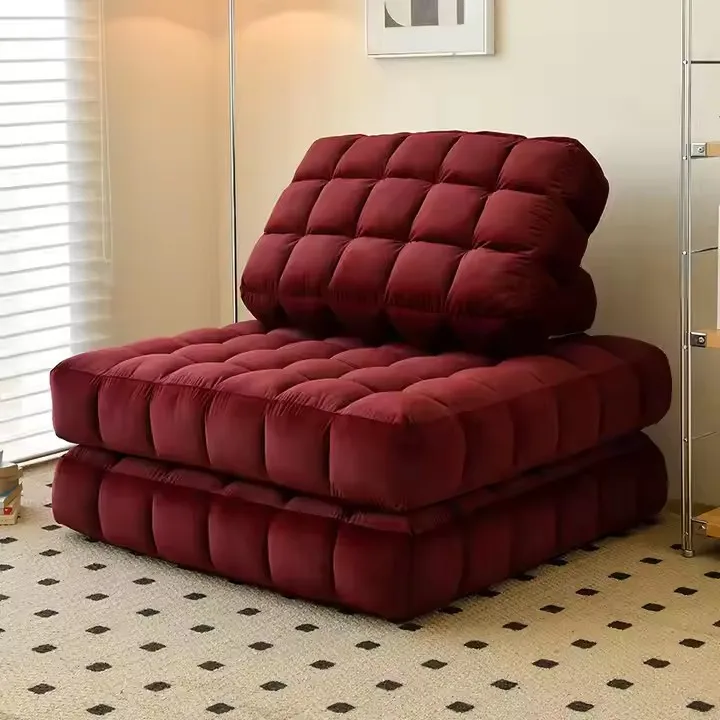 Single Module Tofu Block Sofa Chair for Home Office Hotel for Bedroom Living Room for Small Apartments Lazy Sofa Sleep Lie