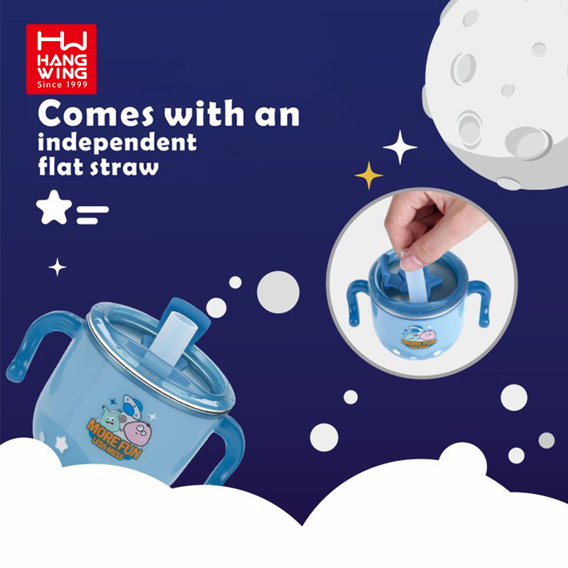 
 Мультяшные дизайнерские детские товары 304 прочная бутылка для питья из нержавеющей стали 180 мл детская чашка для молока  