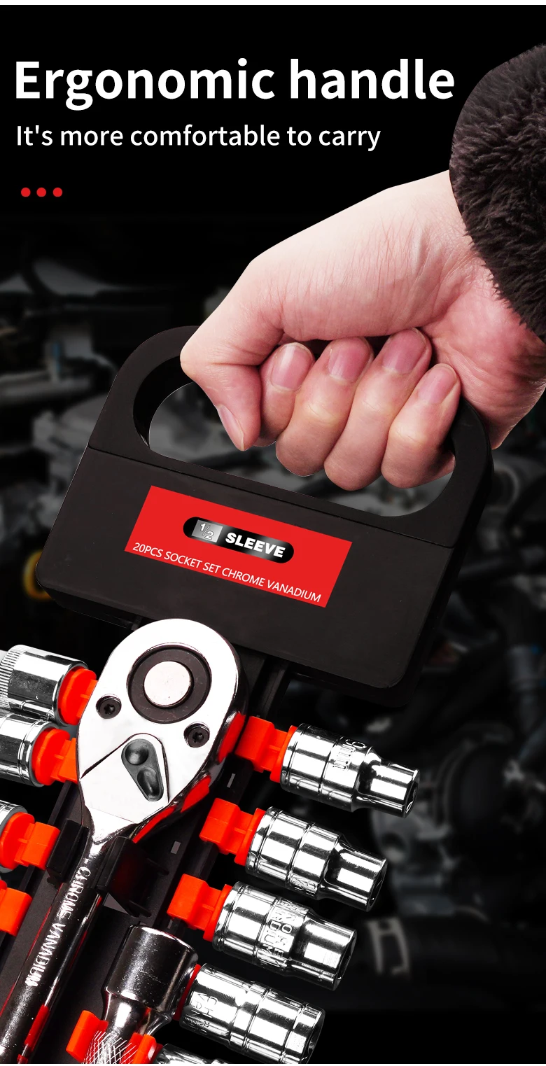12-piece DIY Socket Tool Set for Household Socket Wrenches and Quick ...