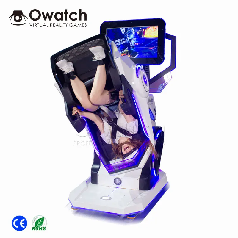 Source Hot Sale 9D Virtual Reality Motion Chair Simulator 360 degree roller coaster VR Racing Simulator Cockpit for Sale m.alibaba.com