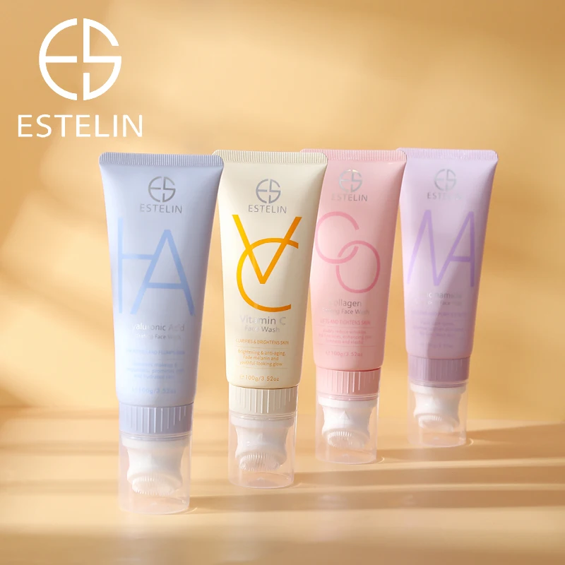 ESTELIN Deep Cleansing Anti Aging Vitamin C Brightening Face Wash 100g