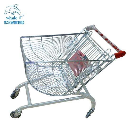 
Китайская фабрика, магазин-производитель, стальная тележка для продуктов, пластиковая тележка для супермаркета с 4 колесами в европейском стиле 
