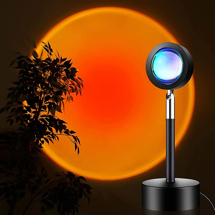 热销usb插头可调日落灯三脚架300度投影灯日落灯地板 - buy ufo ir