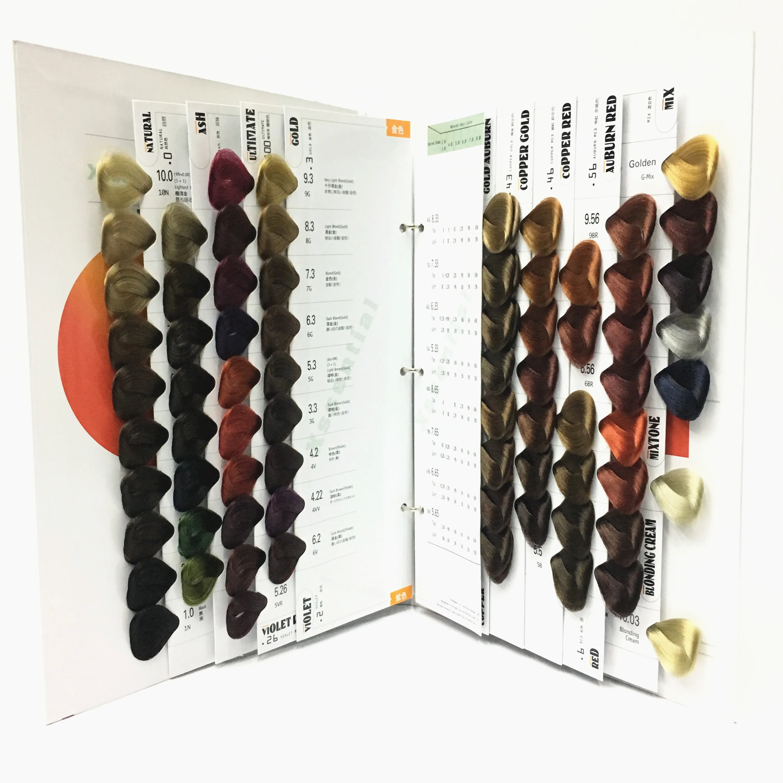 Oem Loose Leaf Hair Level Swatch Book Hair Color Catalog - Buy Hair Colour  Chart Professional,Redken Hair Swatch Book,Garnier Hair Color Catalogue  Product on Alibaba.com