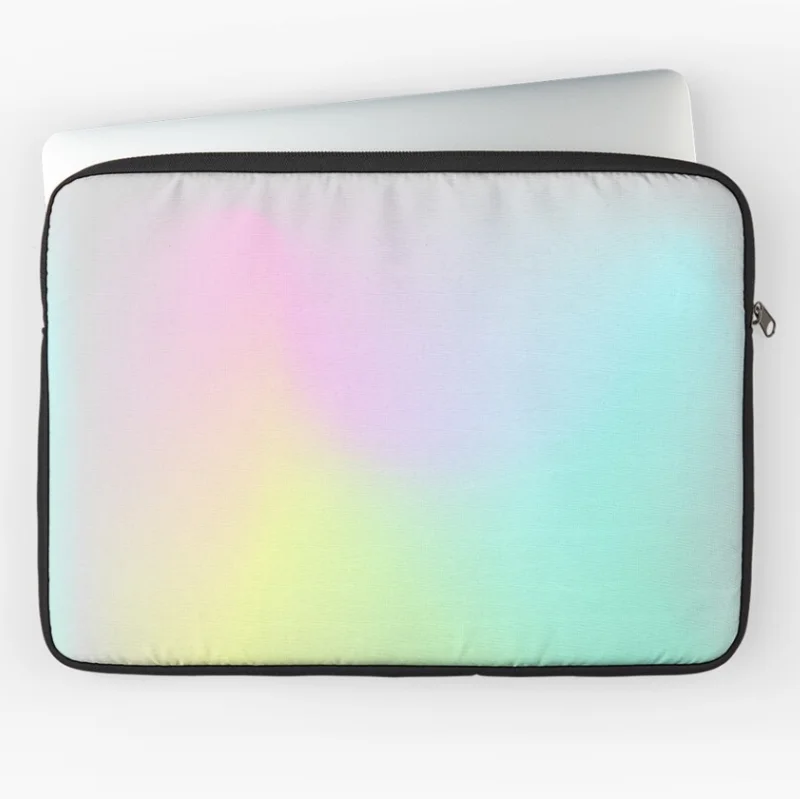 Holographic Foil Texture Laptop Sleeve Stylish Bags