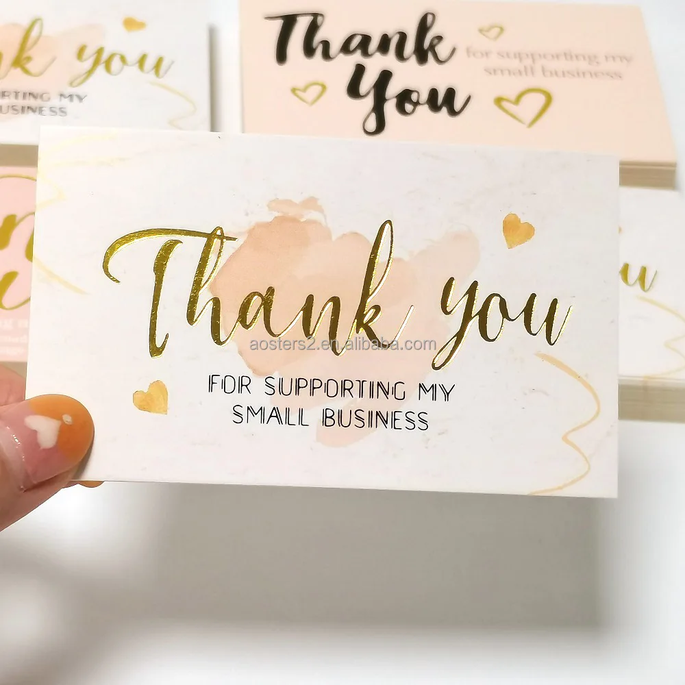 Luxury Custom Thank You Card For Wedding Thank You Cards Wholesale