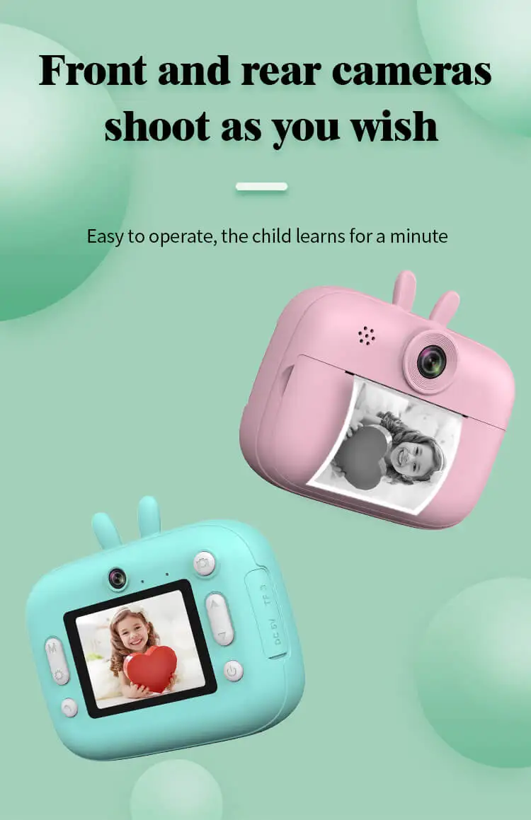 New Wifi S1 HD Mini Instant Camera Children's Photo Printer Thermal Printing Digital Camera