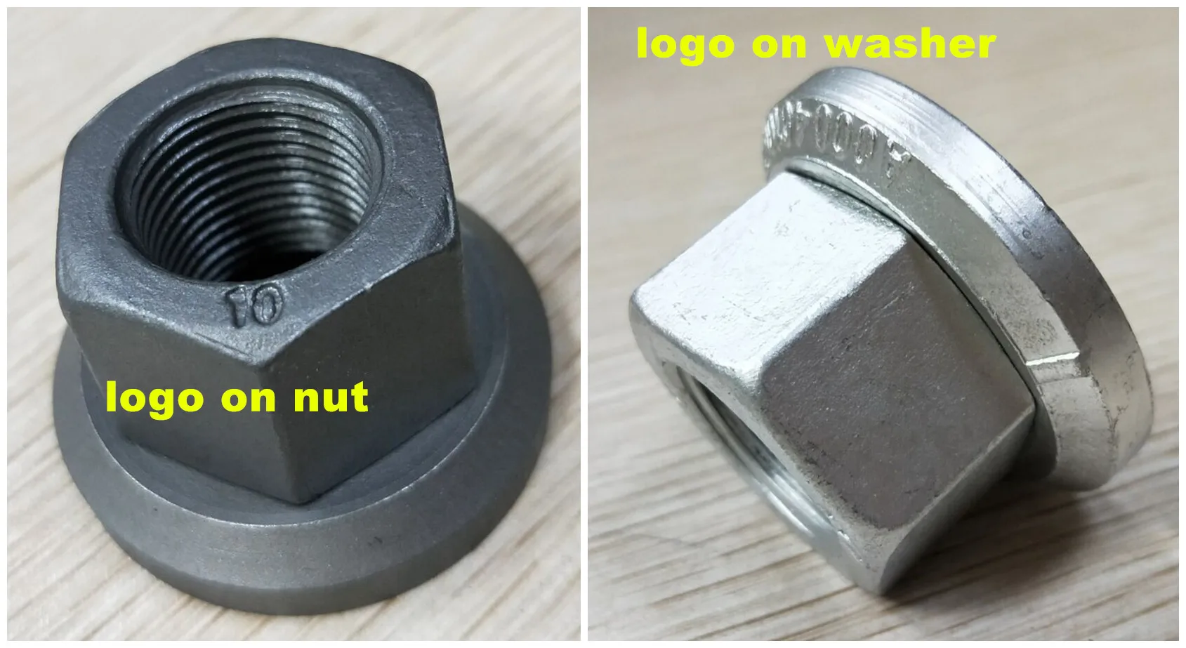 Good Quality Different Size Removing Wheel Nuts Grade 10 Zinc Truck