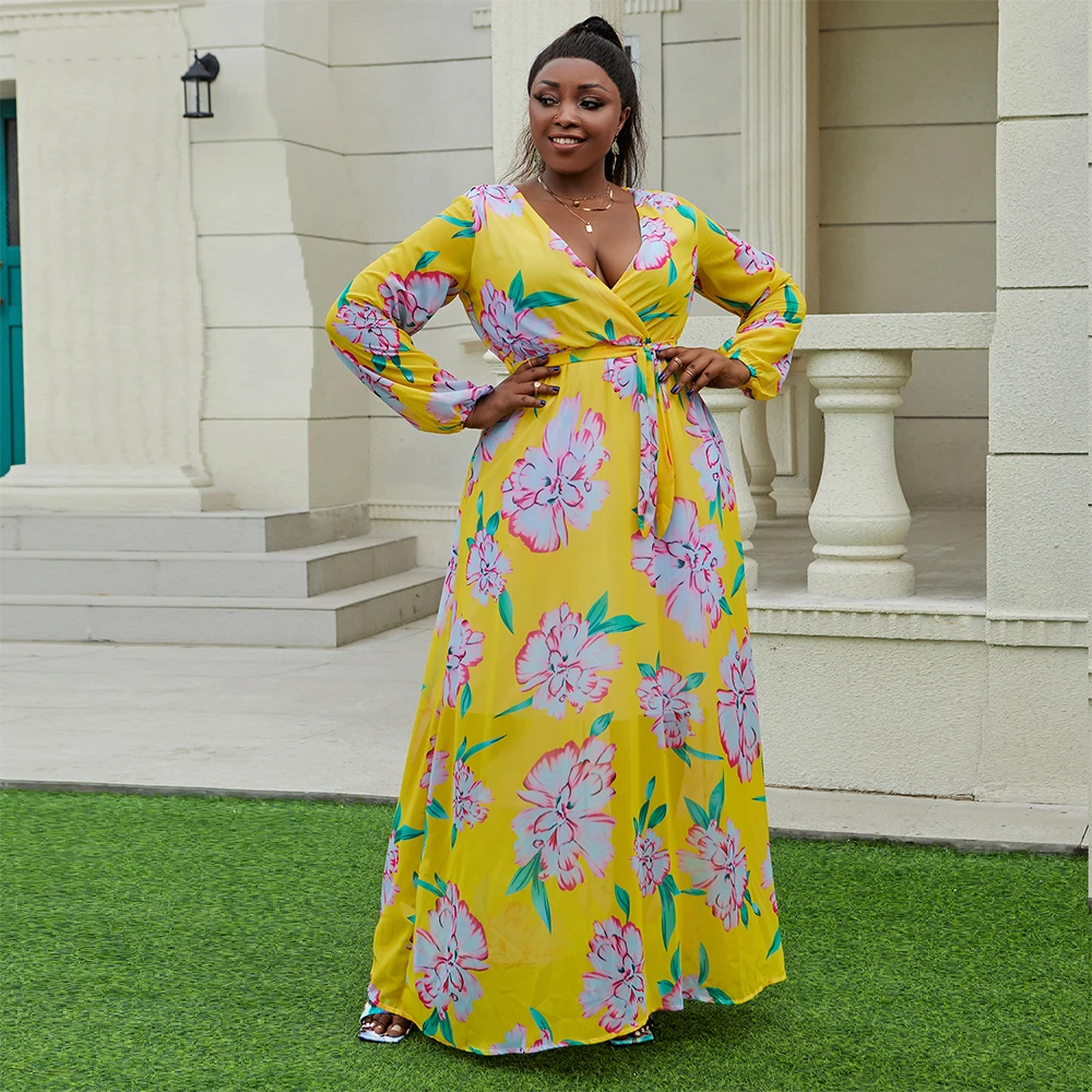 HOT ! Floral Maxi Cute Maxi Dresses For Women Floral Maxi Dress Nice Summer  Dresses With Sleeves Nmoder Plus