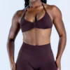 Strap bra espresso espresso shorts