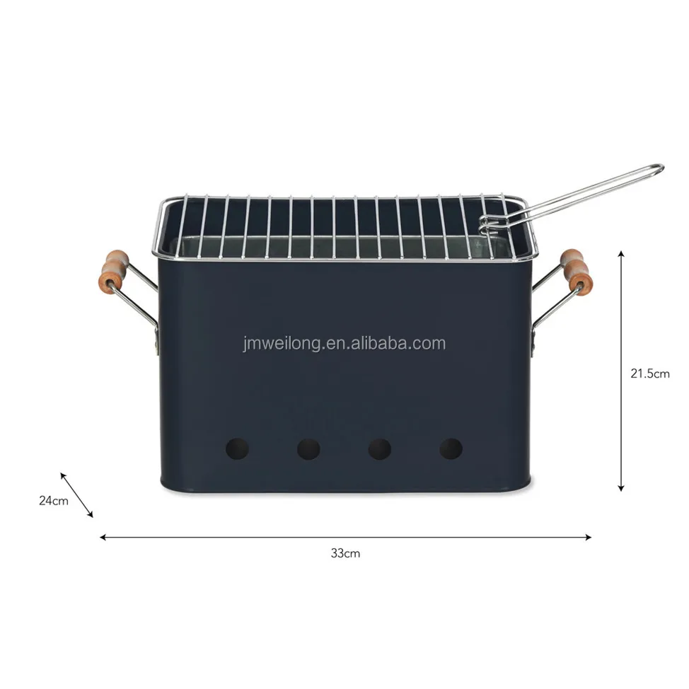 Portable Bbq Bucket Charcoal Grill Bucket Outdoor Coal Stove For