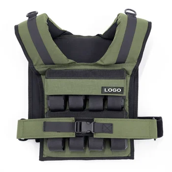 Haze green Weight Vest Plate High Quality  Adjustable Fitness Tactical Weighted Vest for men training 10kg 12kg 16kg 20k 30kg