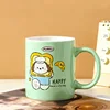 Blue-green puppy cup
