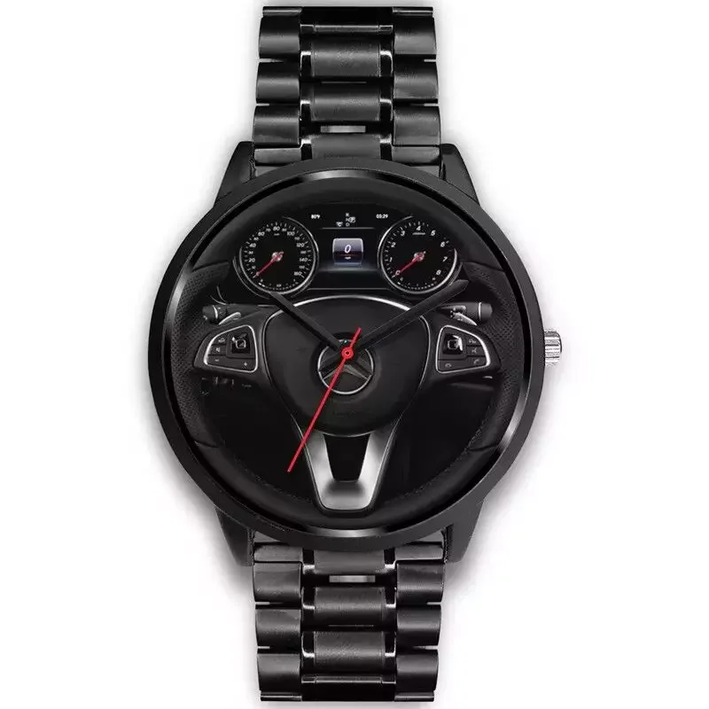 Stock Ready to Ship Fast Delivery High Quality Watch Model Price Car Wheel Quartz Watch Luxury Men Quartz Watches