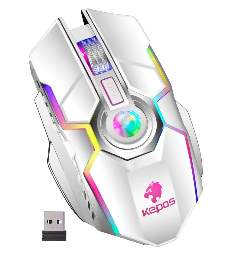 A80 RGB Game Ergonomic Mouse - Backlit, Rechargeable