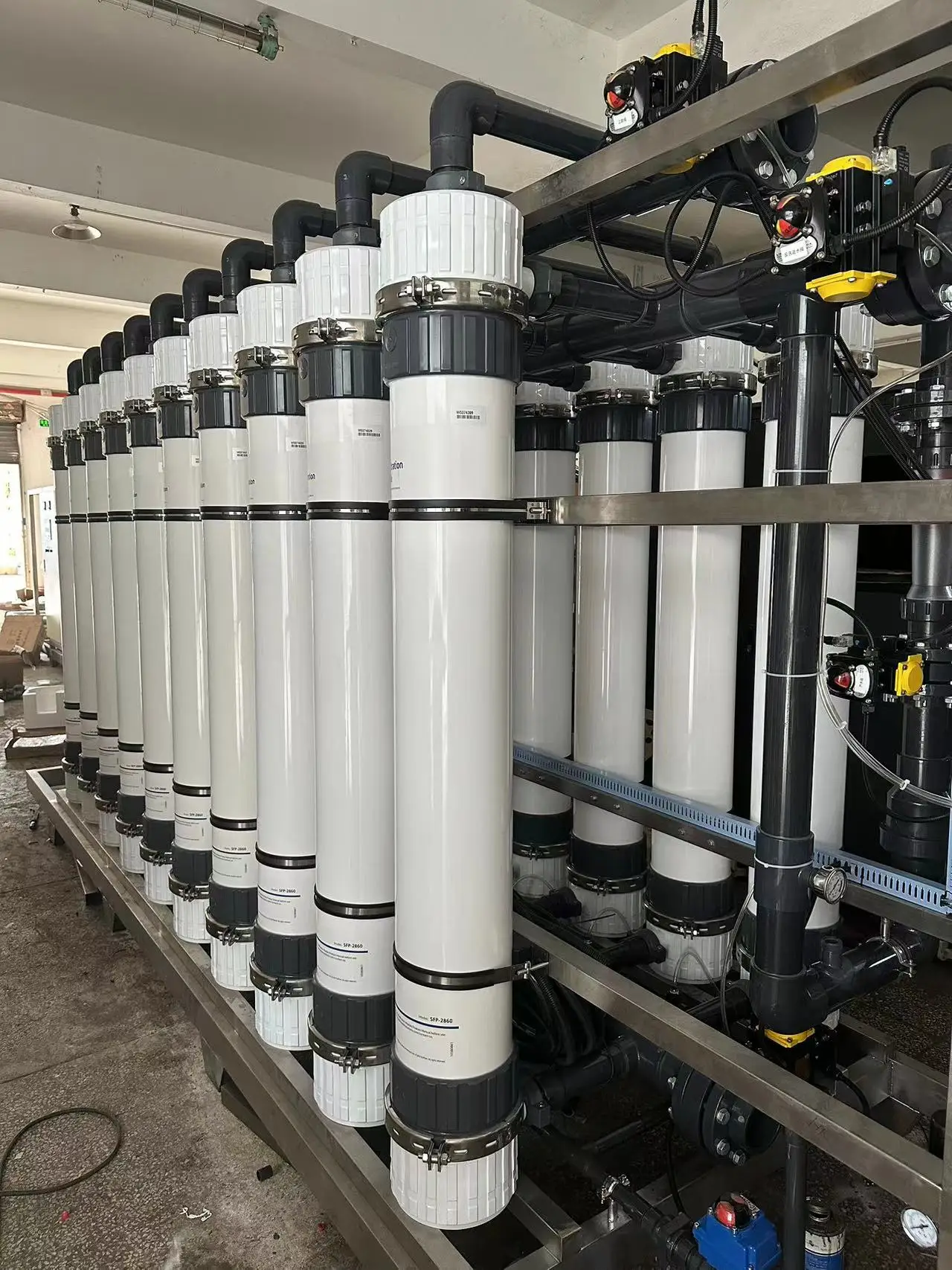 High Flow Pvdf Uf Membrane Ultrafiltration System With Hollow Fiber Membrane Uf Plant