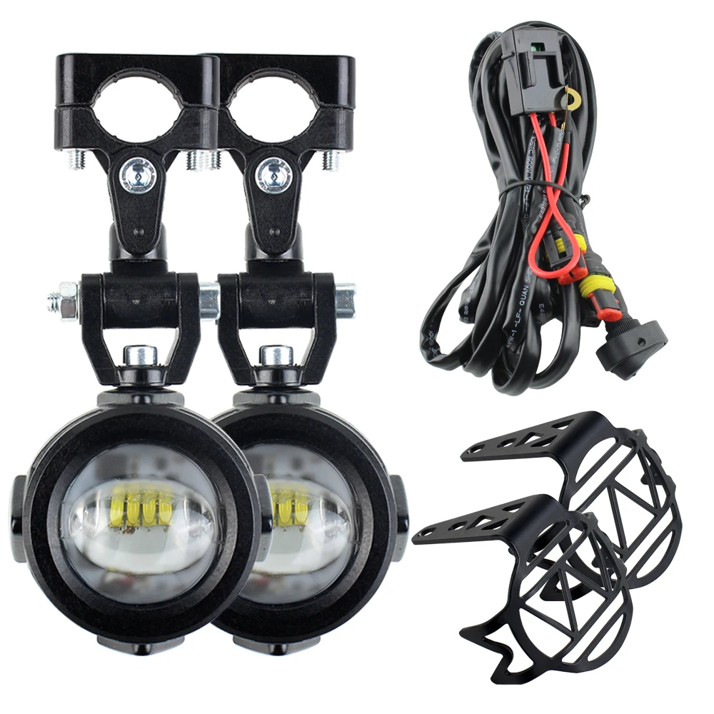 40W LED Auxiliary Light Fog Driving Light for BMW R1200GS F800GS F700GS F650 K1600 Motorcycle