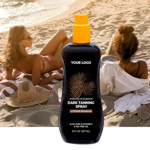 Organic Natural Oil Vitamin E Tanning Spray Fast-Absorbing Moisturizing Accelerator for Body for Sunbed & Outdoor Bronzing Glow
