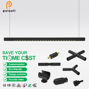 Modern LED Track Light Pendant Light Warm White Hanging Lamp 4000K for  New Combined Chandelier Minimalist Scandinavian  Indoor