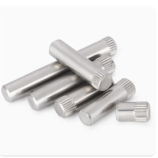 product factory cheap price stainless steel non standard parts solid knurled pin-59