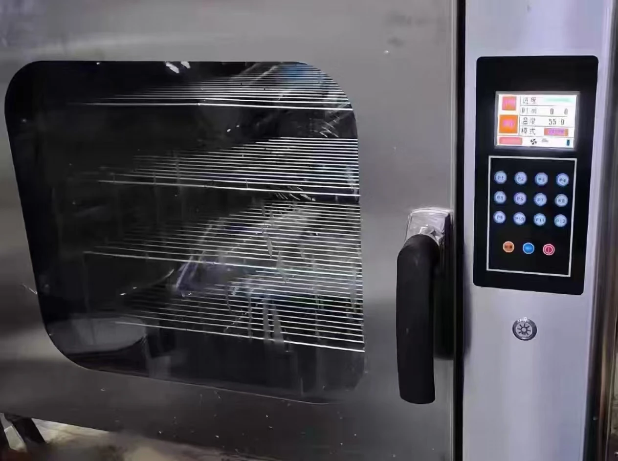 Commercial Combi Oven - Smart Touch Screen Multifunctional Steam & Bake All-in-One Machine for Hotels and Restaurants