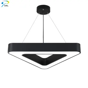 Hot Sale Modern Polygon Highlight Lighting Fixtures Dimmable Triangle Pendant Lights