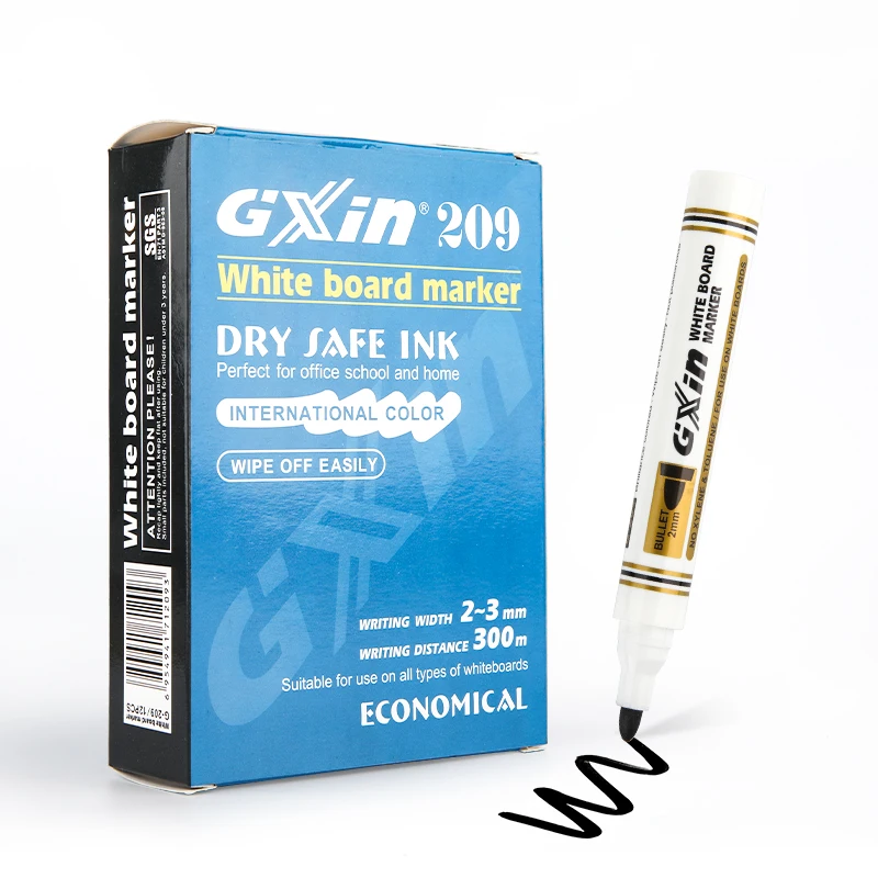 Gxin G209 Manufacture 8 Color Whiteboard Marker Pen Custom Dry Erase