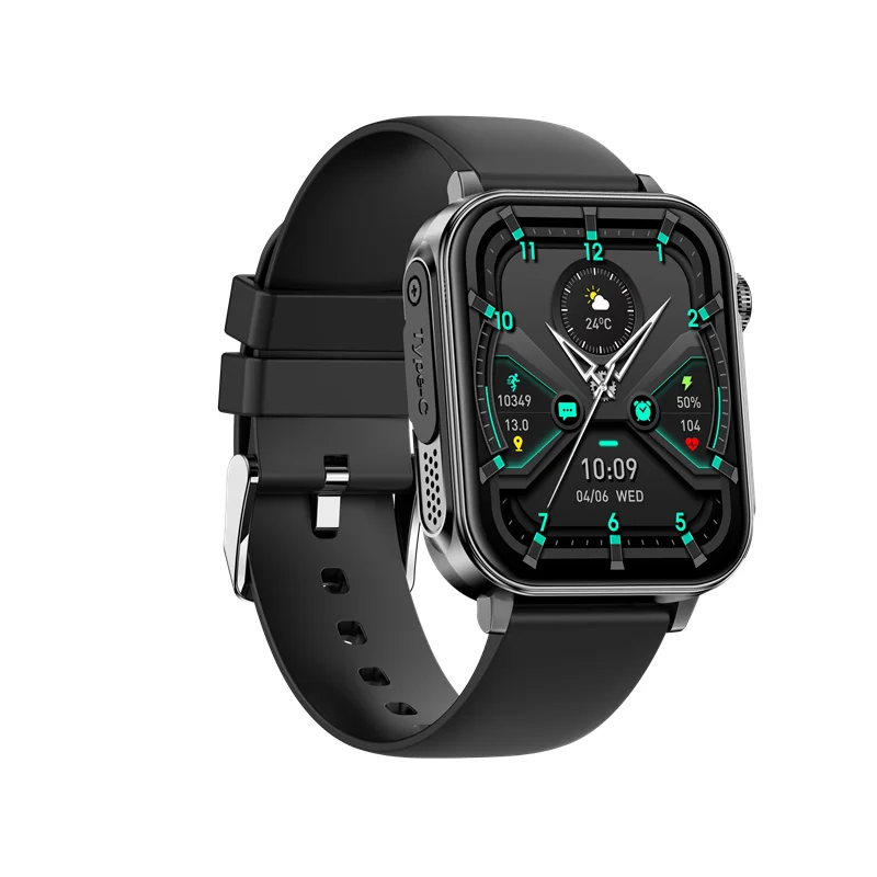 V96 Smart Watch for Men and Women Type-C Charge Flashlight Smart Bracelet Voice Assistan aperçu 2