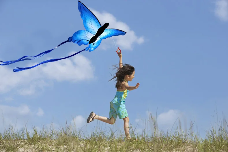 New LED butterfly Night Kite With Thread