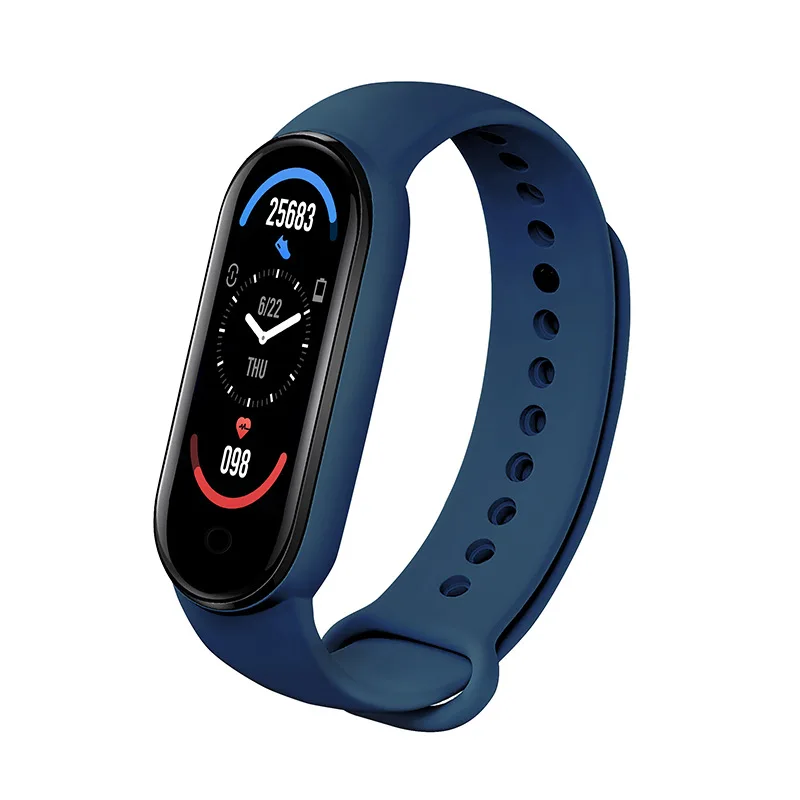 2021 Android Io Smart Bands Watch Weather Message Fitness Band M6 Waterproof Sport Bracelet Smart Watch