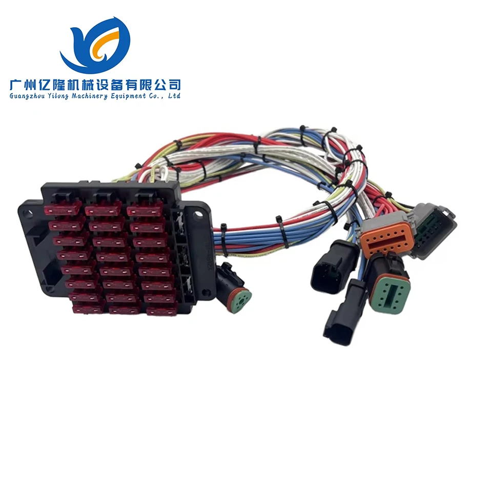Construction Machinery Spare Parts Fuse Box Assembly 111-4812 1114812 for E315B E320B E330B E365B Excavator Wiring Harness