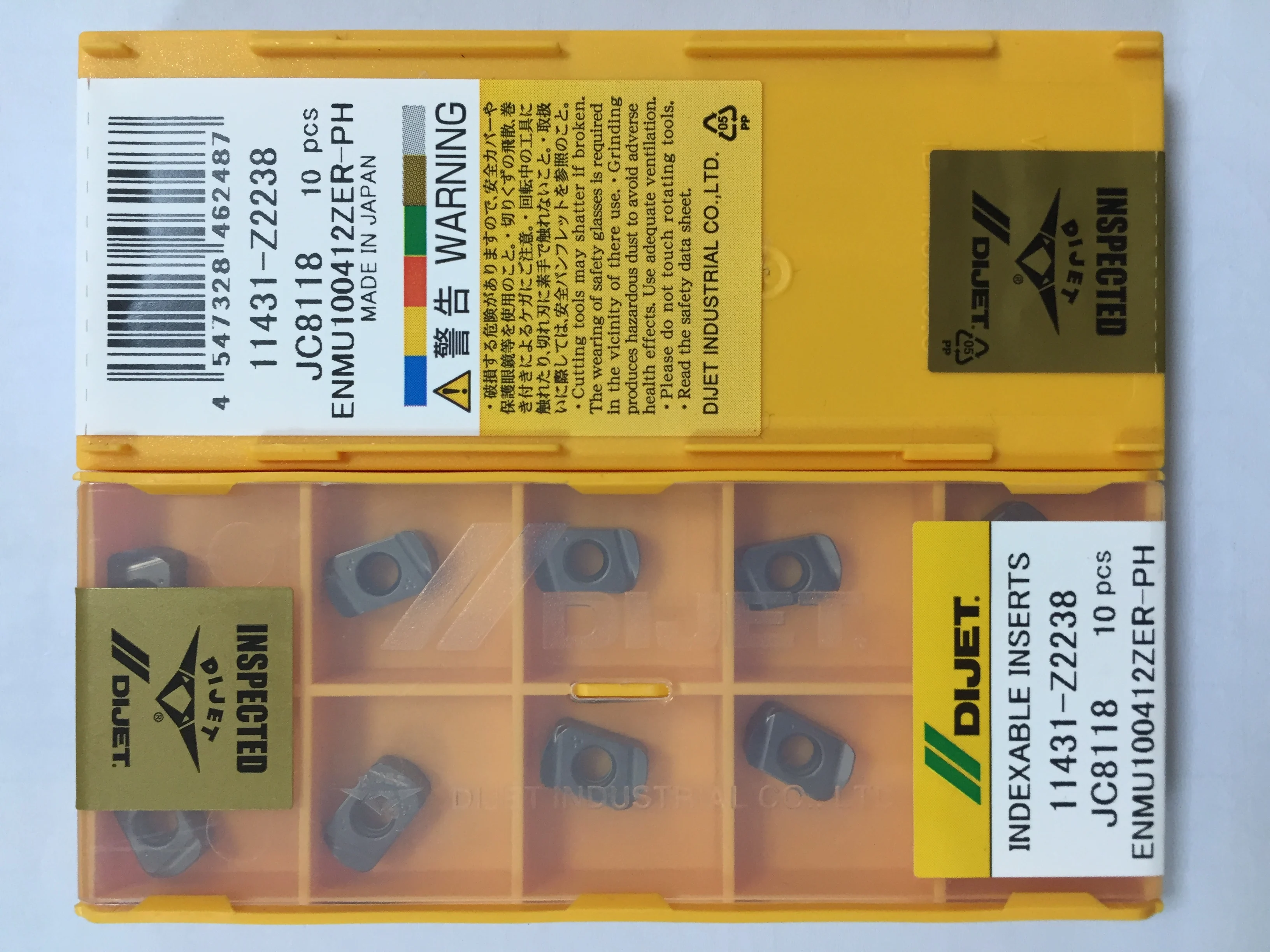 Original Dijet Milling Insert Enmu100412zerph Jc8118 Enmu100412 Jc7560